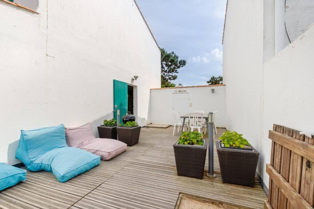 Maison 3 Chambres, Terrasse Et Piscine 布雷蒂诺斯梅尔 外观 照片